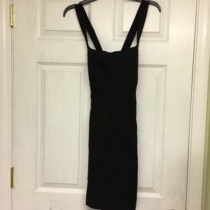 B Darlin Black Open Criss Cross Back SZ 7/8